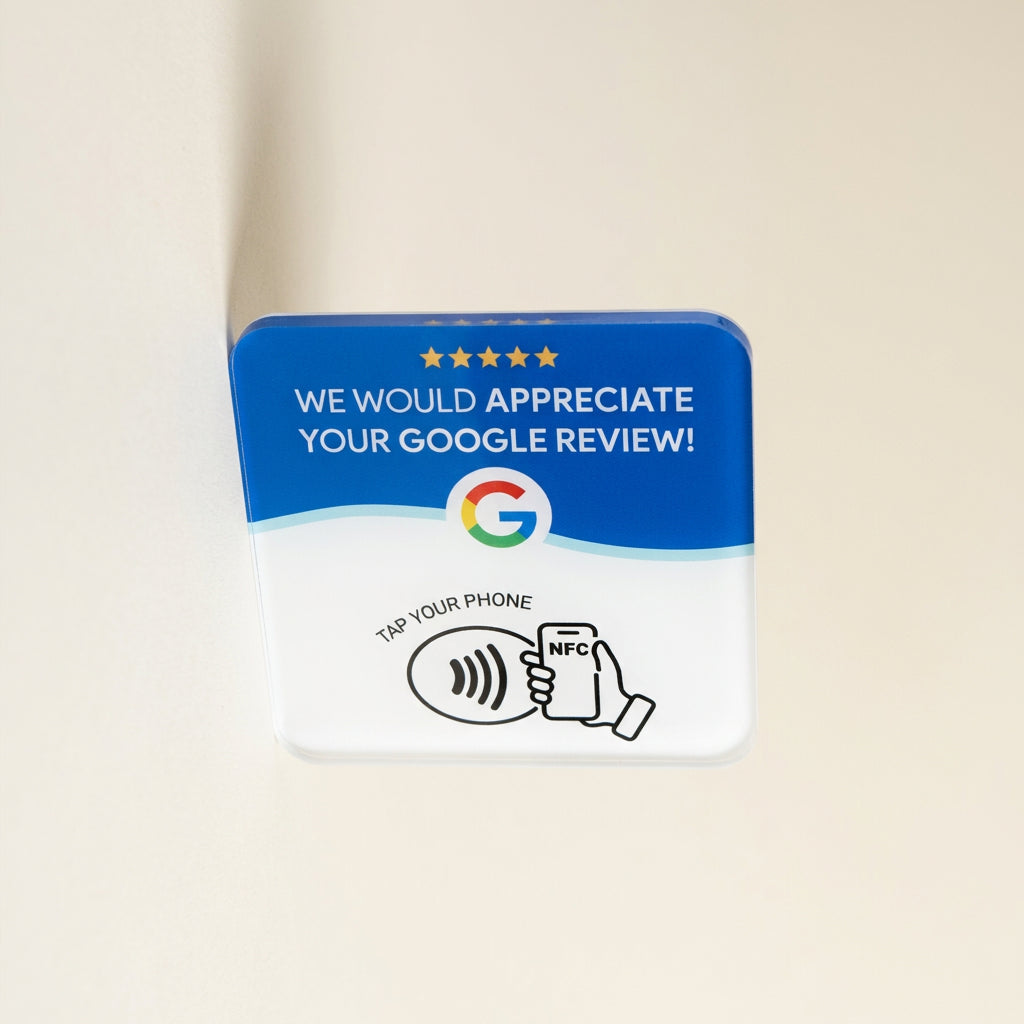 Tap & Review NFC Google Review Plaque